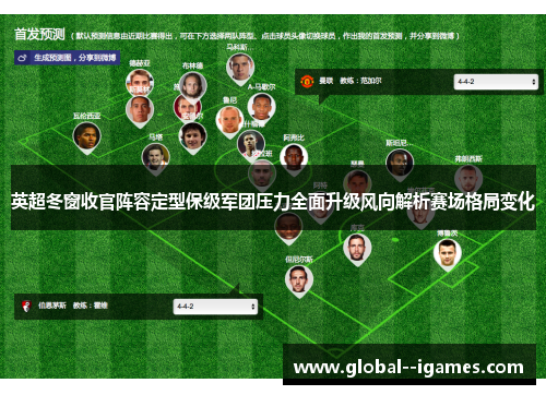 英超冬窗收官阵容定型保级军团压力全面升级风向解析赛场格局变化